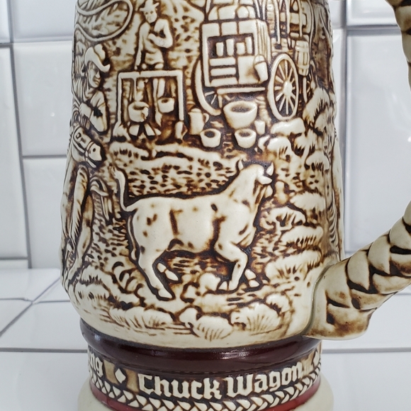 AVON Collector Beer Stein with Lid  Dated 1980  #1 - Picture 4 of 11